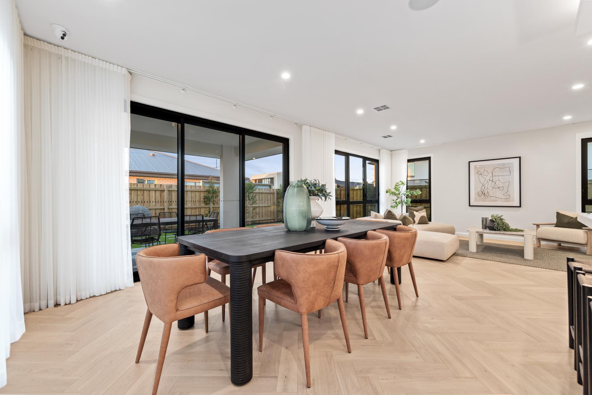 Open Plan Family Living and Meals Area