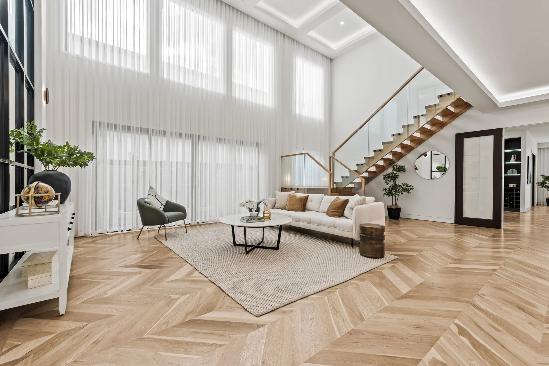 Staircase and gallery void